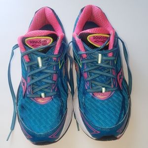 Saucony Sneakers Blue Pink Shoe